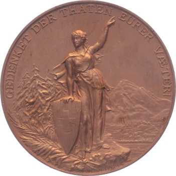 Preview: 1892 Glarus - Kupfer - Eidgenössisches Schützenfest